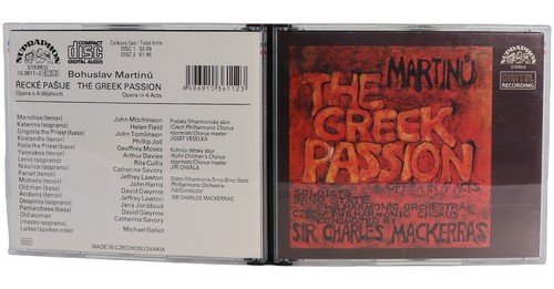 Martinů the greek passion - greek,