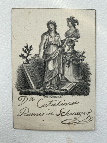 Tiny georgian card polymnia - tiny,