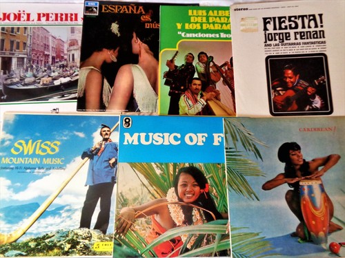 Vinyl lot records world - vinyl,