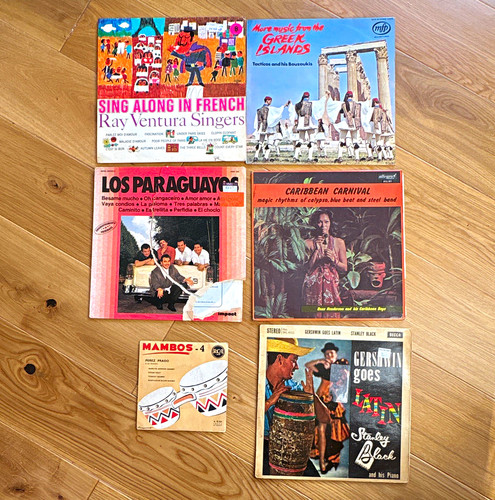Vintage world music vinyl - vintage,